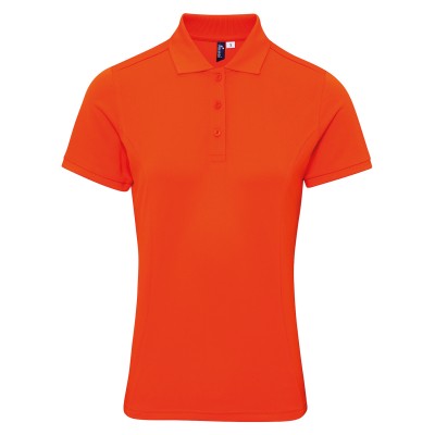 Polo da donna in Coolchecker® plus piqué