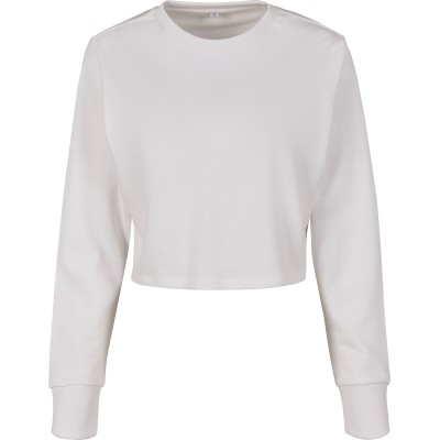 Maglia corta in spugna da donna