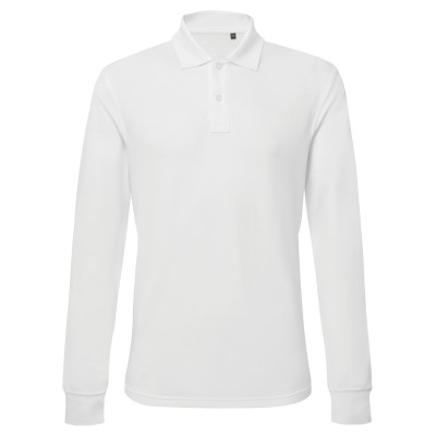 Polo a maniche lunghe da uomo dalla vestibilità classica