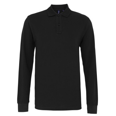 Polo a maniche lunghe da uomo dalla vestibilità classica