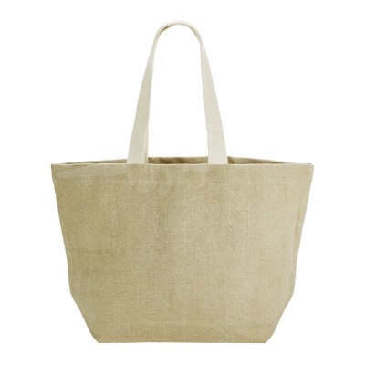 Borsa da spiaggia in juta morbida lavata Borsa da spiaggia in juta morbida lavata