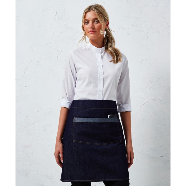 Grembiule in denim a contrasto Domain - cod. RWPR128