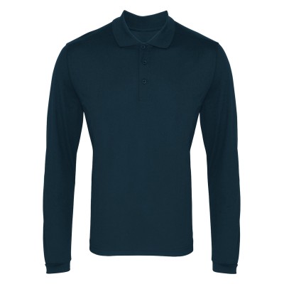 Polo in piqué Coolchecker® a manica lunga Polo in piqué Coolchecker® a manica lunga