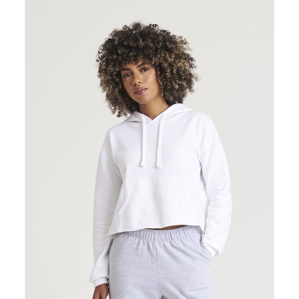 Felpa con cappuccio corta da donna - cod. RWJH016