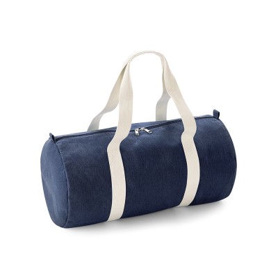 Borsa a barile in denim