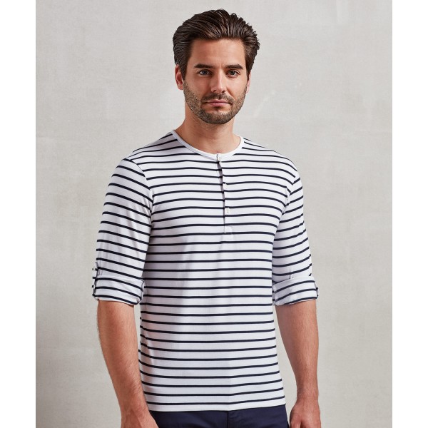 Maglietta a maniche arrotolate Long John - cod. RWPR218