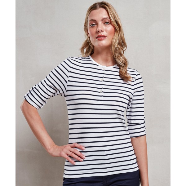 Maglietta a maniche lunghe Long John da donna - cod. RWPR318