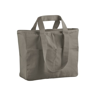 Borsa tote con tasca cargo a doppio manico