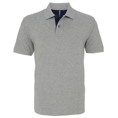 Polo da uomo a contrasto con vestibilità classica