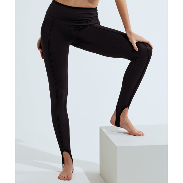 Leggings da donna con staffa in TriDri® riciclati alla moda - cod. RWTR536
