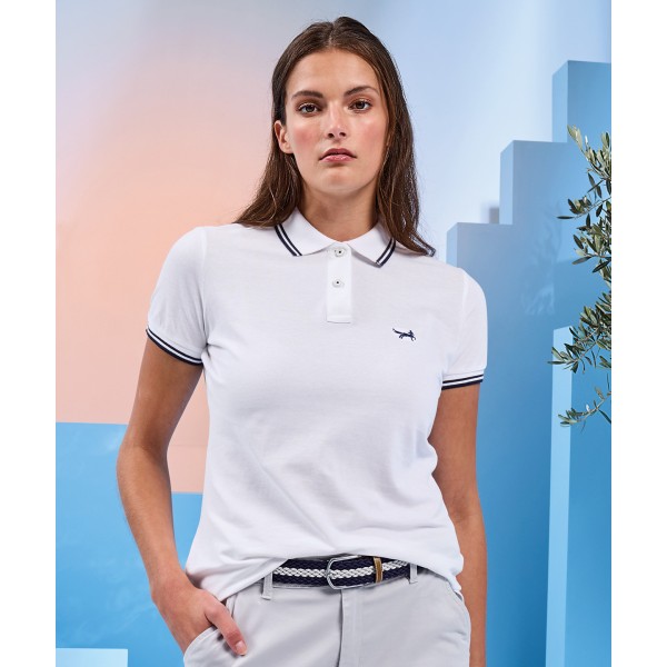 Polo con punta vestibilità classica da donna - cod. RWAQ021