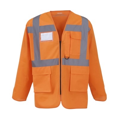 Gilet executive ad alta visibilità a maniche lunghe (HVJ800)