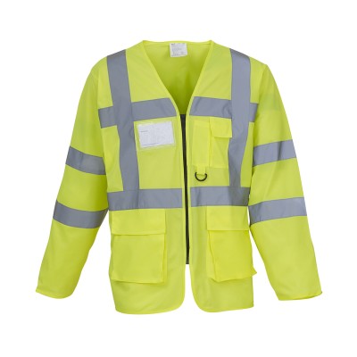 Gilet executive ad alta visibilità a maniche lunghe (HVJ800)