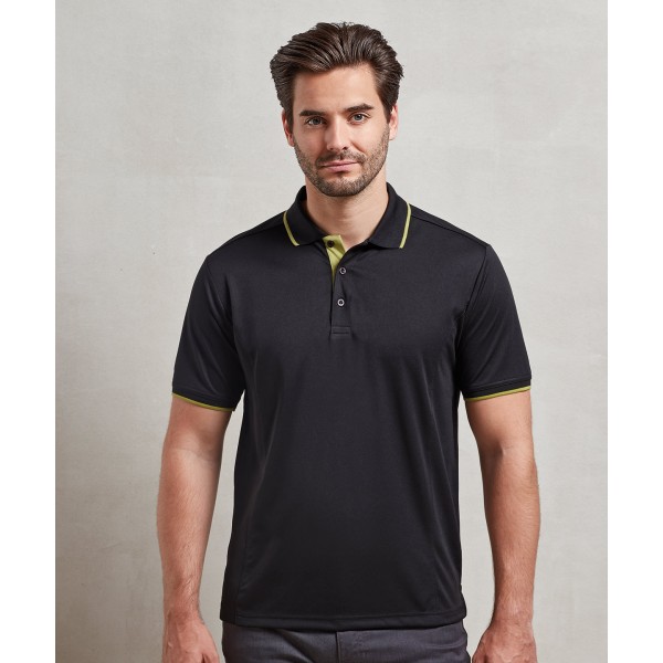 Polo in Coolchecker® a contrasto - cod. RWPR618