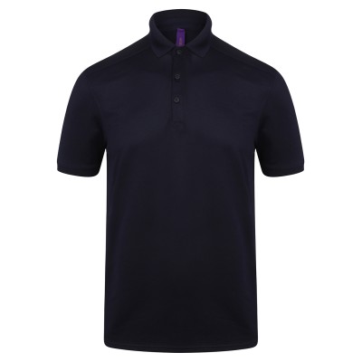 Polo elasticizzata con finitura traspirante (vestibilità attillata)
