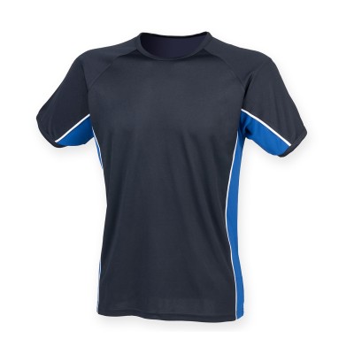 T-shirt con pannello prestazionale