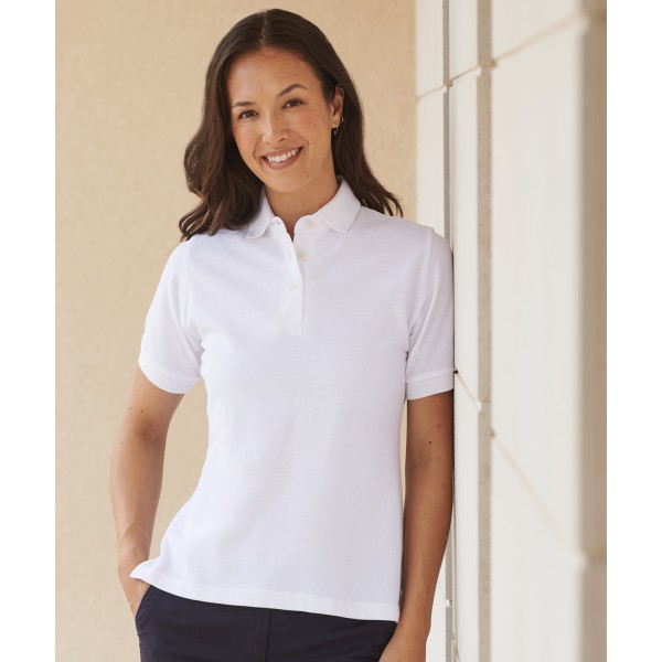 Polo classica da donna in piquet di cotone - cod. RWHB121