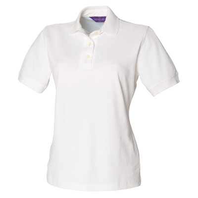 Polo classica da donna in piquet di cotone
