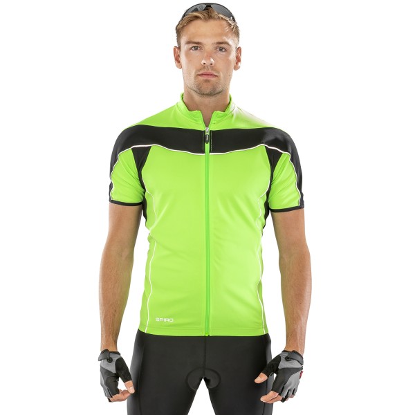 Maglia Spiro Bikewear con zip intera - cod. RWS188M