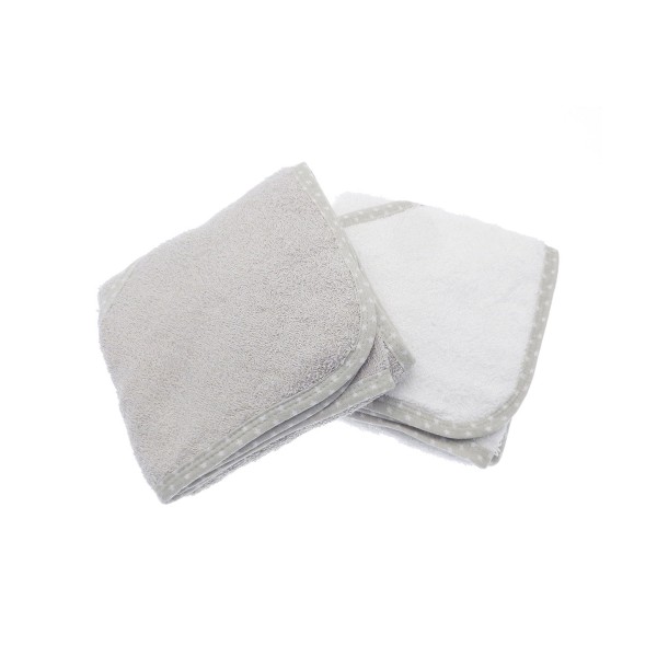 Asciugamano con cappuccio per neonati (confezione da 2) - cod. RWHL182