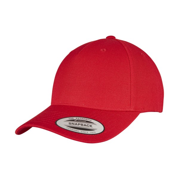 Cappellino snapback con visiera curva premium a 5 pannelli YP Classics (5789M) - cod. RWYP158