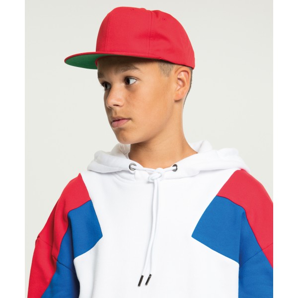 Cappellino snapback in twill stile Pro per ragazzi (6308) - cod. RWYP225