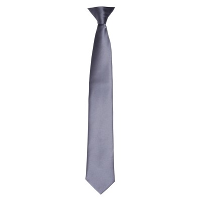 Cravatta con clip in raso 'Colours'