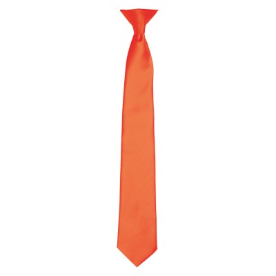 Cravatta con clip in raso 'Colours'