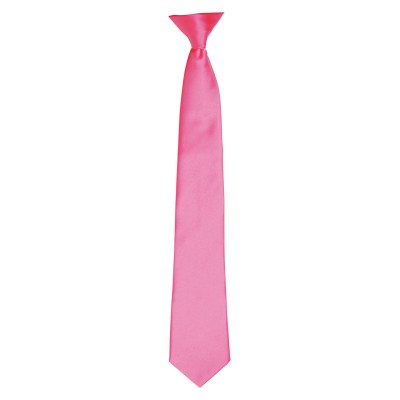 Cravatta con clip in raso 'Colours'