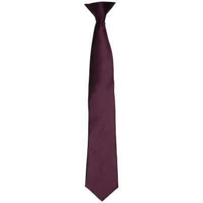 Cravatta con clip in raso 'Colours'