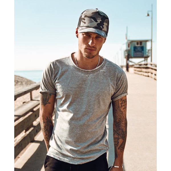 Cappellino da camionista mimetico (6606C) - cod. RWYP029