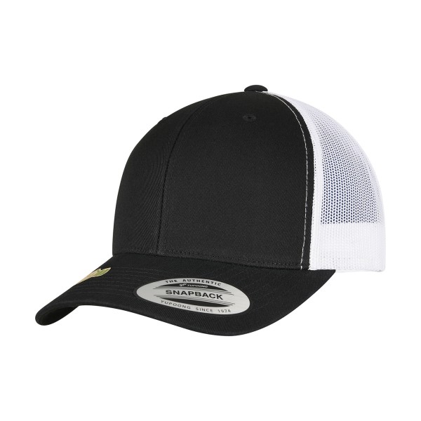 Cappellino da camionista retrò riciclato YP Classics bicolore (6606RT) - cod. RWYP164