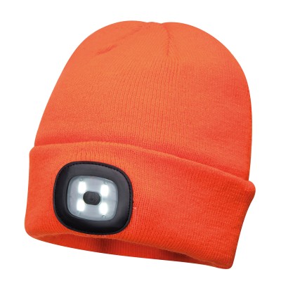 Beanie LED faro ricaricabile tramite USB (B029)