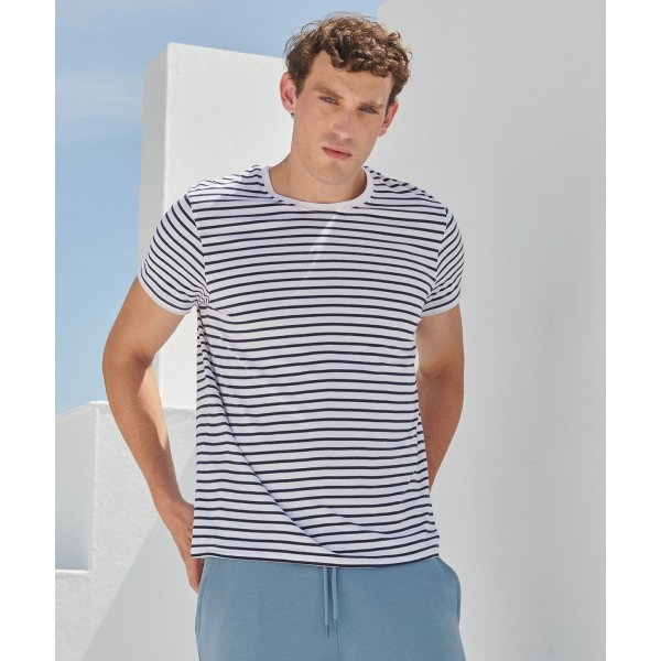T-shirt a righe unisex - cod. RWSF202