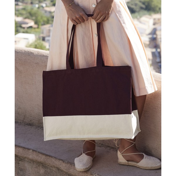 Borsa shopper a contrasto biologica EarthAware® - cod. RWWM858