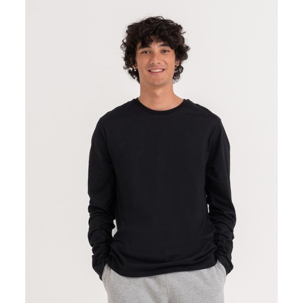 T-shirt a maniche lunghe in tessuto biologico Erawan - cod. RWEA021