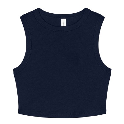 Canotta da donna con micro coste muscolari Canotta da donna con micro coste muscolari