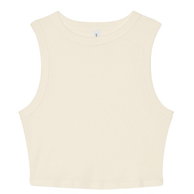 Canotta da donna con micro coste muscolari Canotta da donna con micro coste muscolari