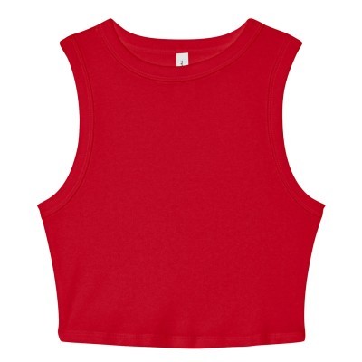 Canotta da donna con micro coste muscolari Canotta da donna con micro coste muscolari