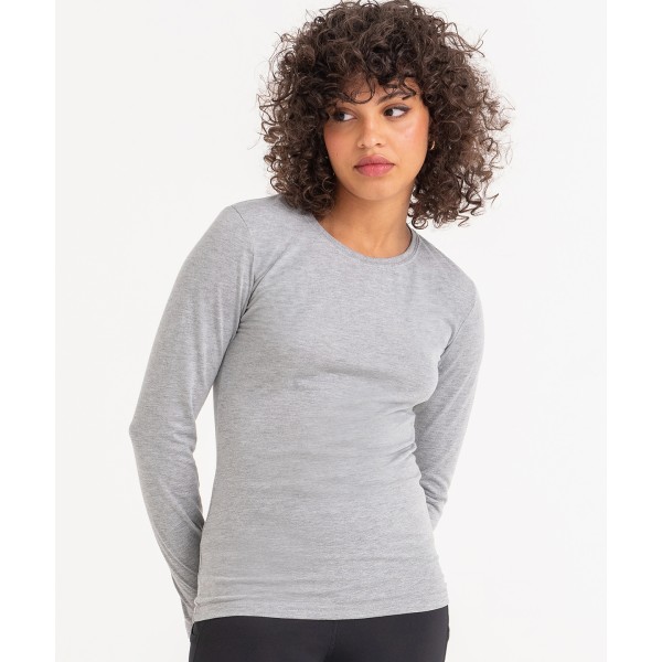 T-shirt triblend da donna a manica lunga - cod. RWJT02F
