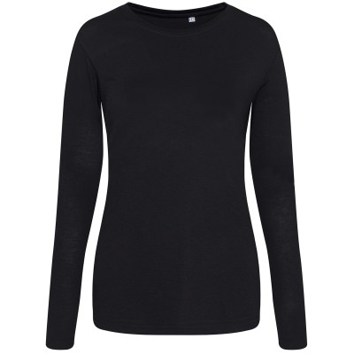 T-shirt triblend da donna a manica lunga T-shirt triblend da donna a manica lunga