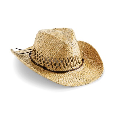 Cappello da cowboy di paglia