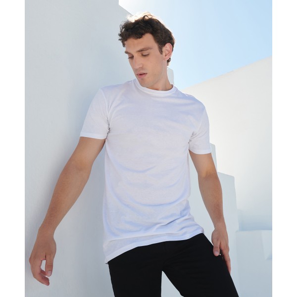T-shirt lunga con orlo asimmetrico - cod. RWSF258