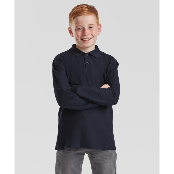 Polo manica lunga 65/35 per bambini - cod. RWSS320