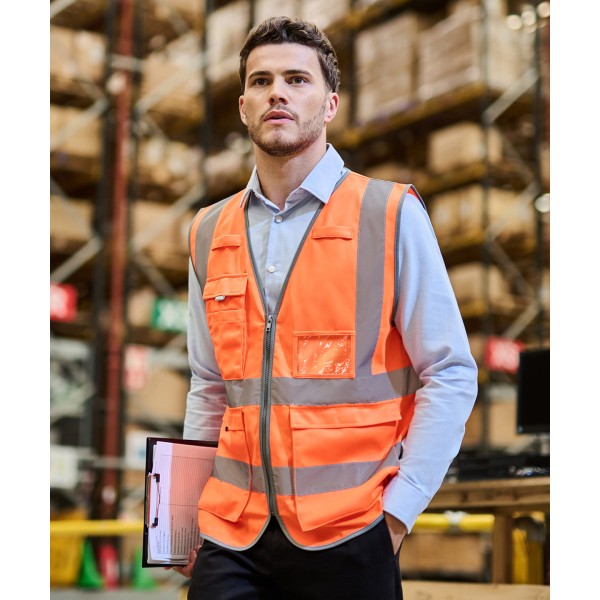 Gilet executive ad alta visibilità Pro - cod. RWRG469