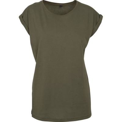 Maglietta da donna con spalle estese regolari Maglietta da donna con spalle estese regolari