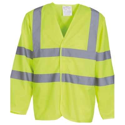 Gilet a maniche lunghe ad alta visibilità (HVJ200)