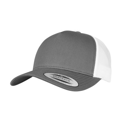 Cappellino da camionista retrò a 5 pannelli bicolore (6506T) Cappellino da camionista retrò a 5 pannelli bicolore (6506T)