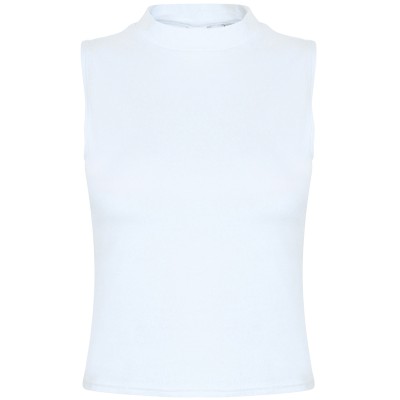 Gilet corto con collo alto da donna Gilet corto con collo alto da donna