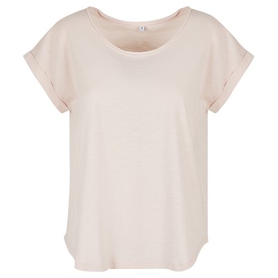 Maglietta lunga slub da donna